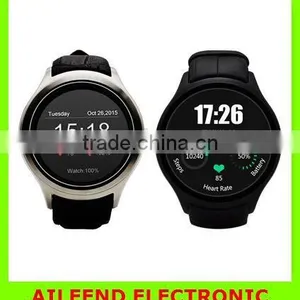 D5 1.3" 360x360 Android 4.4 OS 512MB + 4GB MTK6572 Smart Watch With SIM Wifi Bluetooth Heart Rate Smartwatch thumbnail-1