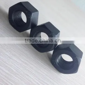 High Quality 2h Heavy Hex Nut Black Finish thumbnail-4