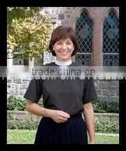 Clergy Shirt--Women's Short Sleeve Tab Clergy Shirt thumbnail-1