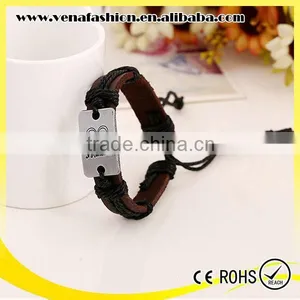 Factory Price New Leather Love Forever Punk Bracelet thumbnail-3