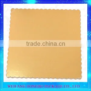 China Mill Supplier Golden Foil Paper Board For Cake Decorating thumbnail-5
