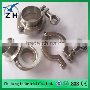 High Quality Food Grade 1.5" Quick Clamp Pipe Fittings thumbnail-1