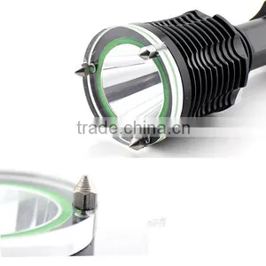 1158 New Design!! XM-L T6 LED Ultra Power Aluminum Torch Light With Hammer and Belt Cutter thumbnail-5