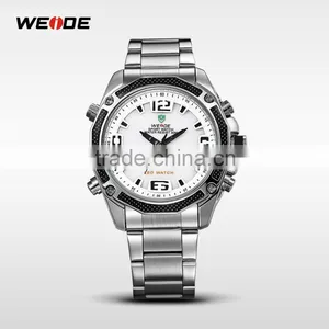 WEIDE Military Watches With Changeable Strap Fashion Wristwatch Alarm LED Watch Watch Print Logo Analog Digital Display WH2306 thumbnail-1