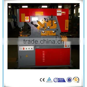 Multifunctional Hydraulic Ironworker Punching Steelworker 100 Ton thumbnail-1
