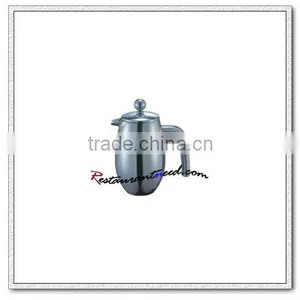 T160 Double Ply Stainless Steel Convex Body Tea Pot thumbnail-1