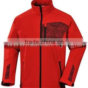Fashion Red Performance Softshell Jacket(AM0119A) thumbnail-1