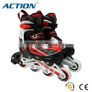 ADULT 4 WHEEL INLINE SKATE PROFESSIONAL ALUMINIUM FRAME ROLLER SKATES FOR ENTERAINMENT OUTDOOR SPORTS FLASHING ROLLER thumbnail-1