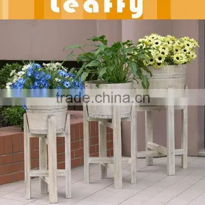 LEAFFY-Wooden Planter Set thumbnail-1