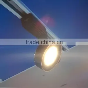 TIWIN 100-240V Black or White Finish Art Museum Gallary Three Phase Warm White 3000K 15w Led Track Light thumbnail-5