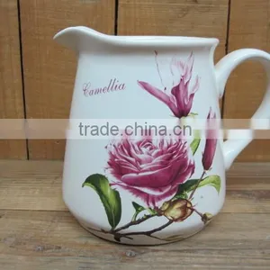 Manufacturered White Ceramic Water Pitchers, Big Water Pot Supplier's Choice thumbnail-1
