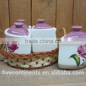 2016 New Designed Bulk Spice Jar Set With Basket Stand thumbnail-1