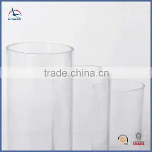 High Quality Cylinder Glass Vase Cheap Clear Wholesale Glass Vase thumbnail-6