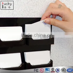 Custom Acrylic Wall Mounted Business Card Holder / Multi Name Card Case Combination thumbnail-2