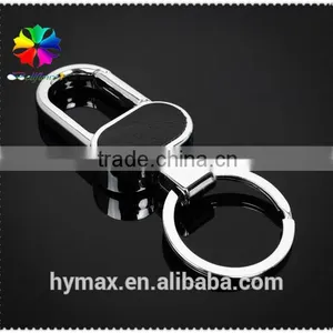 Personality Double Loop Metal Custom Keychain for Gift thumbnail-3