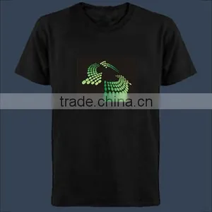 High Quality and Hot Sale El Sound Sensor T-shirt thumbnail-1
