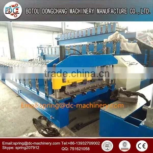 Trapezoid Roofing Sheet Metal Deck Roll Forming Machine Price thumbnail-6