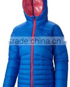 Padding Outdoor Blue Down Jacket for Women thumbnail-2