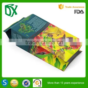 China Manufacturer Plastic Food Packaging Paper Pouches / Kraft Paper Coffe Bag thumbnail-1