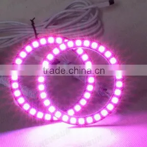 4 X80mm 5050SMD 30leds RGB Angel Eyes for All Car, DC 12 V Universal Use Color Changing Led Angel Eyes Rgb Rings 80mm thumbnail-6