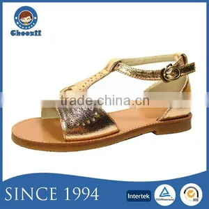 2016 Stylish Flat Ankle Buckle Strap Sandals for Girls thumbnail-1