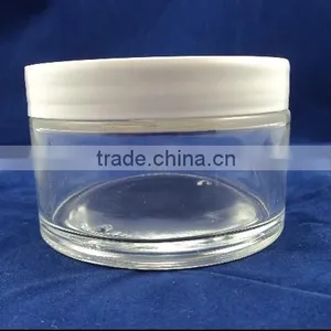200ml Cream Glass Bottle Jar thumbnail-1