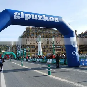 Blue Inflatable Quad Arch With Logo Printing thumbnail-1