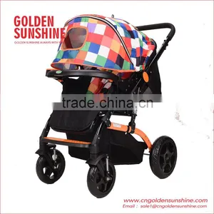 High Landscape Stroller| Baby Trolley | Pram | Carriage | Pushchair With Seat Cushion thumbnail-2