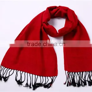 Hot Selling Fashion Plain Viscose Scarf Solid Color D800-79 thumbnail-2