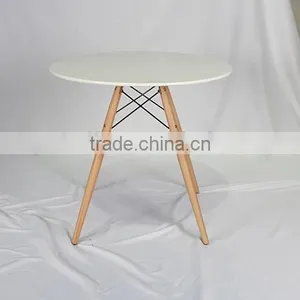 Eiffel Tower Wood Cross Leg Coffee Table thumbnail-4