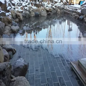 Vocanic Basalt Rock Tiles for Spa Pool thumbnail-1