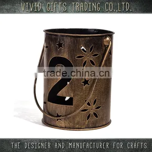 Wholesale Bucket Shape Custom Unique Vintage Home Decor thumbnail-2