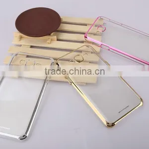 Ultra Thin Electroplating Transparent Soft TPU Phone Back Cover for Samsung Galaxy j7 thumbnail-3