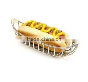Ship Shaped Wire Bread Basket thumbnail-1