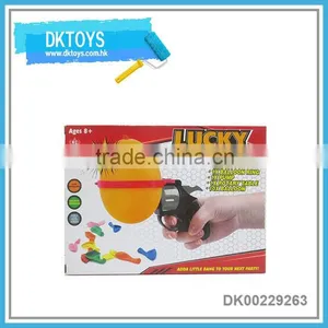 Funny Design Roulette Ballon Gun With Pump Lucky Rolette Game Toys thumbnail-1