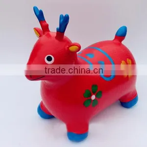 Factory Price Inflatable Animal Jumping Deer ,High Quality and Funny PVC Inflatable Jumping Deer for Sale thumbnail-6