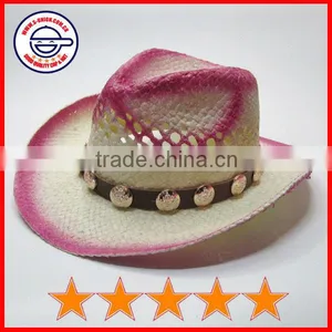 Nice Styles Pink Cowboy Hat,good Quality Pink Cowgirl Hat,pink Cowboy Hat for Girl (SU-SH9742) thumbnail-1