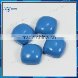 Gold Supplier Square Cabochons Natural Turquoise Stone/Synthetic Turquoise Stone 9x9mm Square Shape Turquoise Stone thumbnail-1