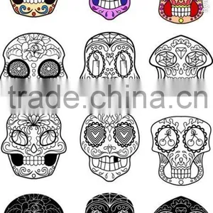 Food-grade Package Skull Tribal Non-toxic Small Tattoo for Promotion thumbnail-2