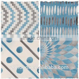 2016 C05 Blue Color 30x30 Wall Tiles Simple Design for Sale Semi-polish thumbnail-1