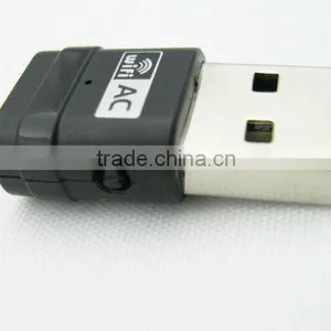 Hot Sells!2.4G & 5G Dual Band AC600 433Mbps 802.11AC Wi-Fi USB Adapter thumbnail-5