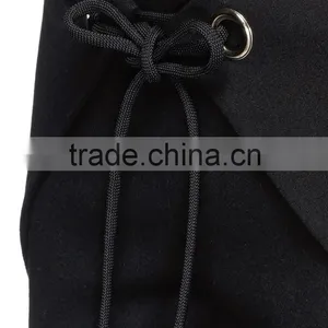 Black Tie Connected Fashional Style Women Formal Pants thumbnail-2