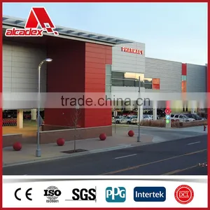 b1 Fireproof Wall Cladding Sheet Materials Aluminum Composite Panels thumbnail-3