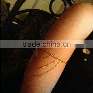 Fashion Macrame Gold New Arm Chain thumbnail-5