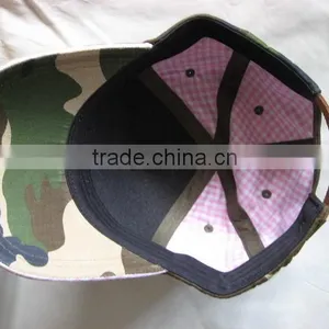 Stylish Custom Blue Camo Baseball Cap thumbnail-4