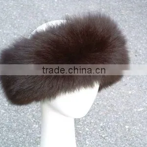 HB2 Fashion Style Fox Fur Headband thumbnail-4