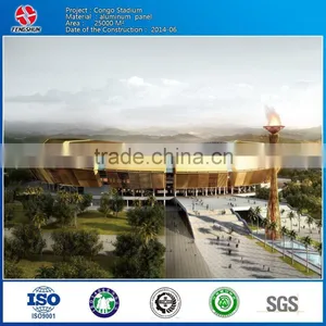 Curtain Wall of Aluminum Panel With Blue and White Procelain Company thumbnail-6