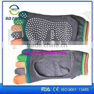Women's Cute Colorful Pattern Knitting Sports Gym Yoga Comfortable Short Socks thumbnail-5
