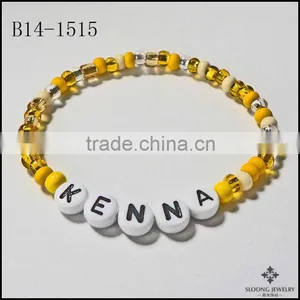 New Products 2014 Bead Bracelet Beaded Jewelry PERSONALIZED Name Bracelet thumbnail-1
