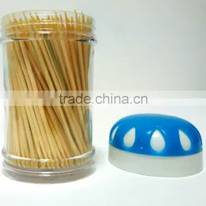 Bamboo Toothpick With Blue Cover Canister thumbnail-5